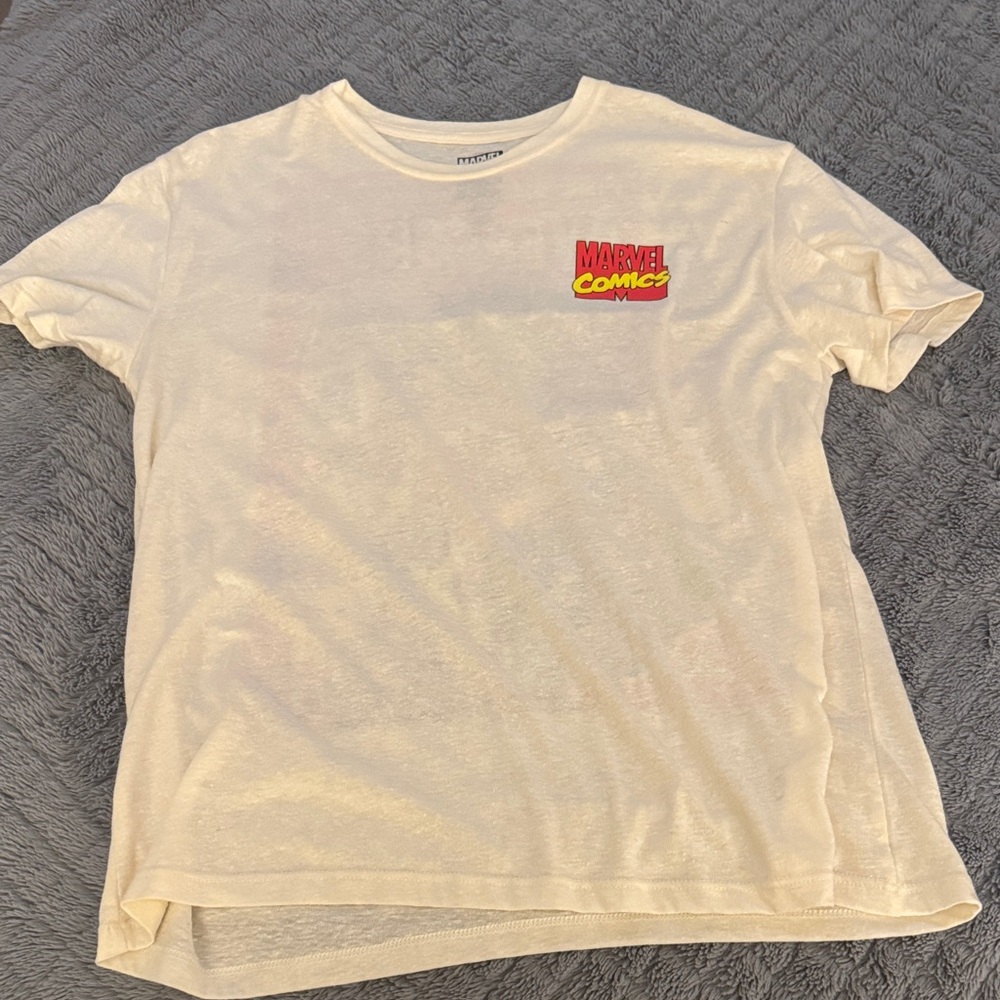Marvel Cream Short Sleeve Tee